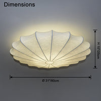 WOMO Flying Saucer Silk Flush Mount Ceiling Light-WM1113