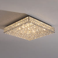 WOMO Crystal Square Flush Mount Ceiling Light-WM1114