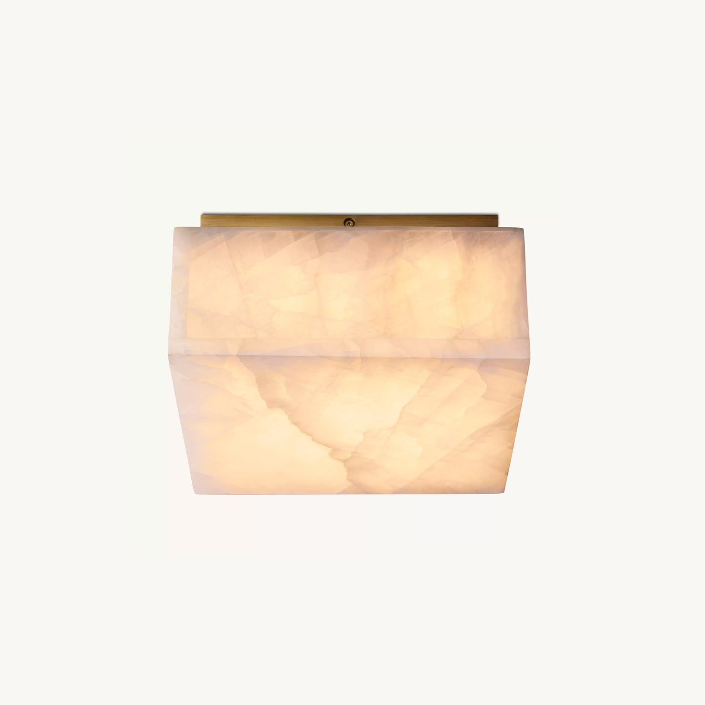 WOMO Alabaster Square Ceiling Light-WM1115