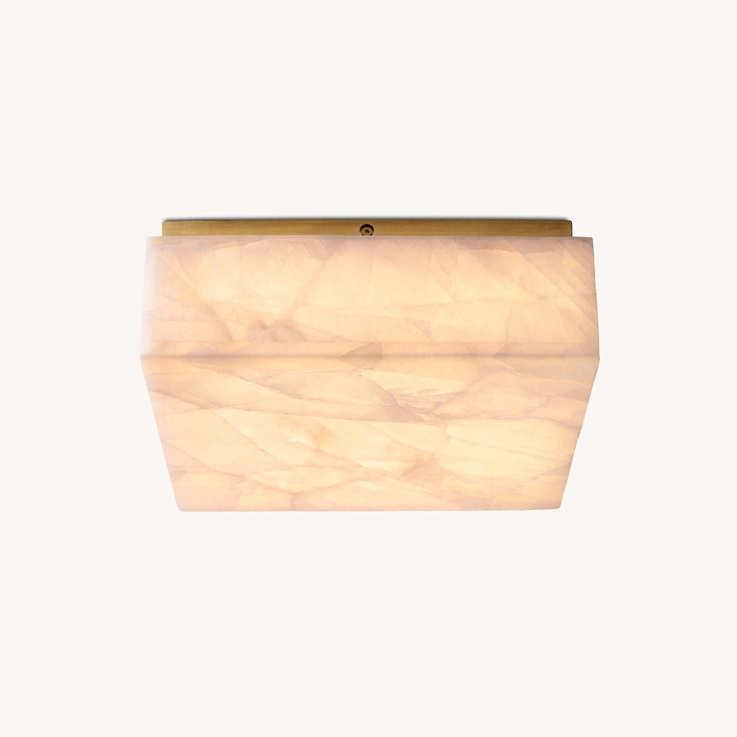 WOMO Alabaster Square Ceiling Light-WM1115