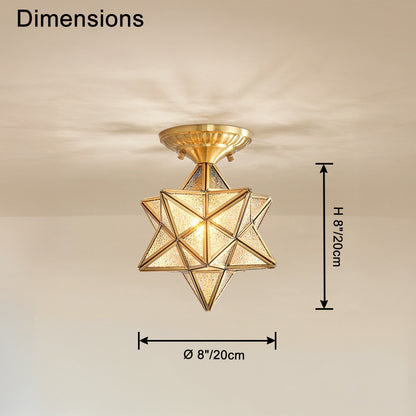 WOMO Moravian Star Ceiling Light-WM1116