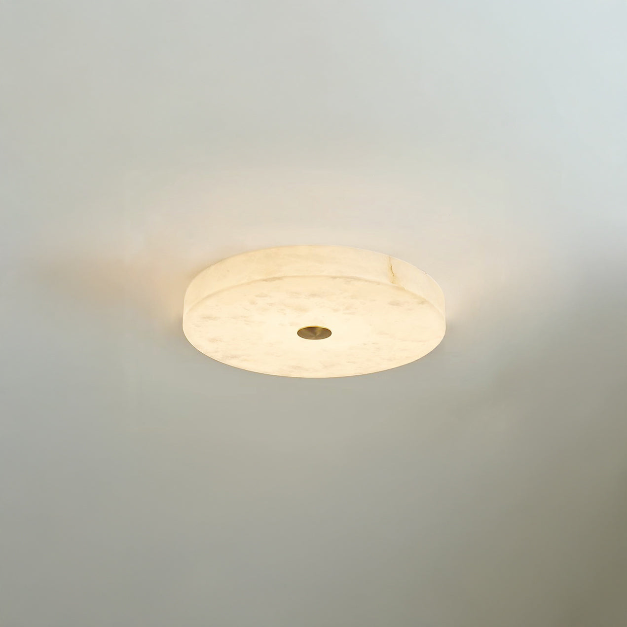 WOMO Modern Round Alabaster Ceiling Light-WM1118