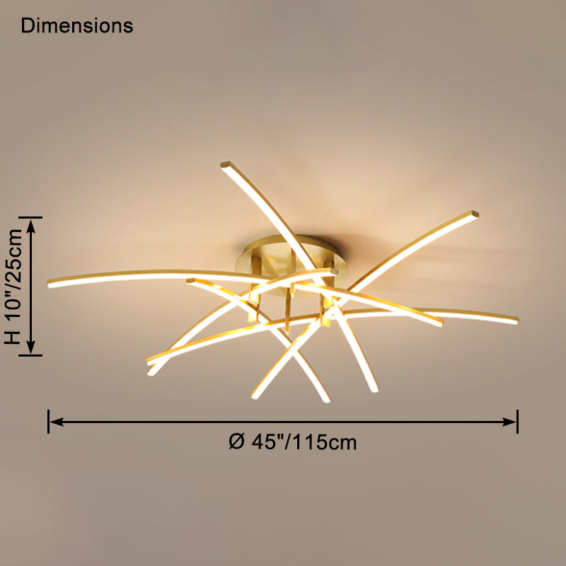 WOMO Multi Arm Led Ceiling Light-WM1120