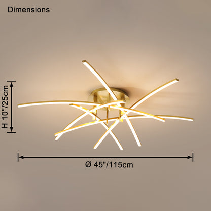 WOMO Multi Arm Led Ceiling Light-WM1120