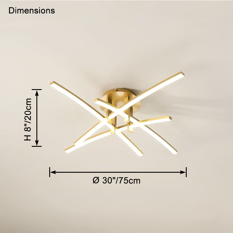 WOMO Multi Arm Led Ceiling Light-WM1120