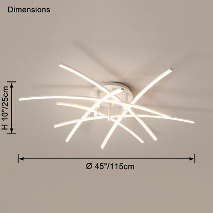 WOMO Multi Arm Led Ceiling Light-WM1120