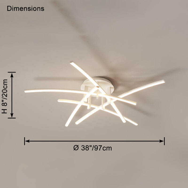 WOMO Multi Arm Led Ceiling Light-WM1120