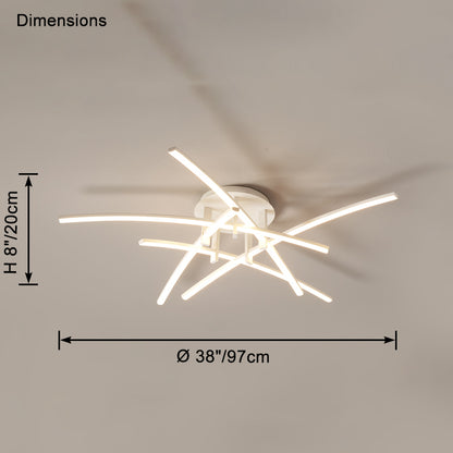 WOMO Multi Arm Led Ceiling Light-WM1120