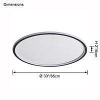 WOMO Flat Disc Flush Mount Ceiling Light-WM1122