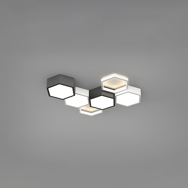 WOMO Honeycomb Flush Mount Ceiling Light-WM1127