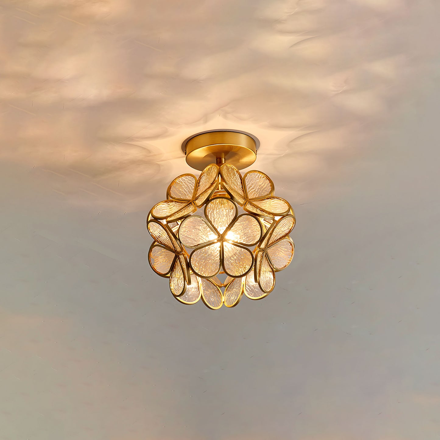 WOMO Tiffany Floral Ceiling Light-WM1128