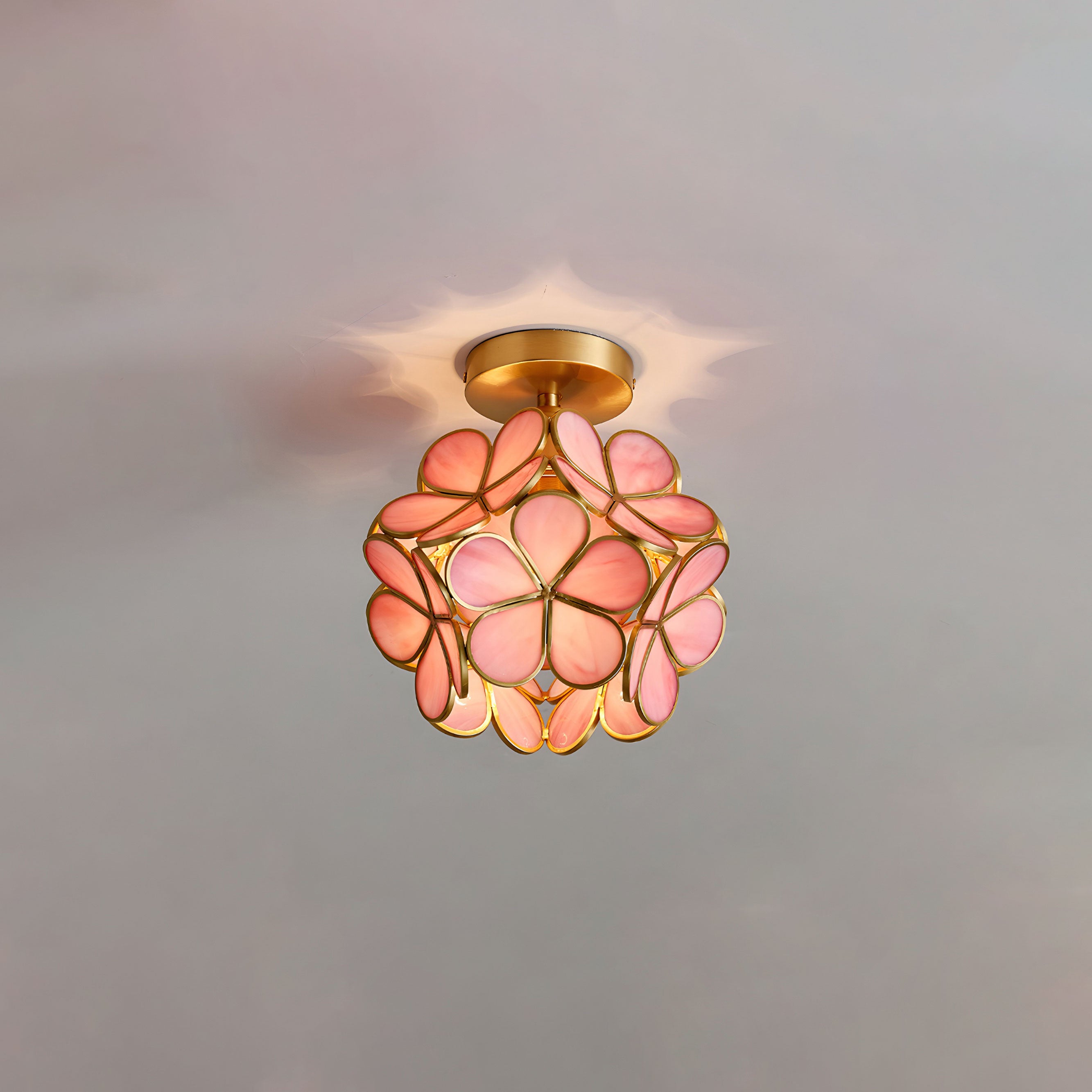 WOMO Tiffany Floral Ceiling Light-WM1128