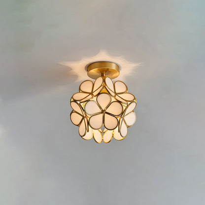 WOMO Tiffany Floral Ceiling Light-WM1128