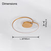 WOMO Heart LED Flush Mount Ceiling Light-WM1129 thumbnail