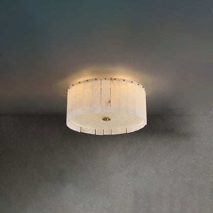 WOMO Drum Alabaster Ceiling Light-WM1139