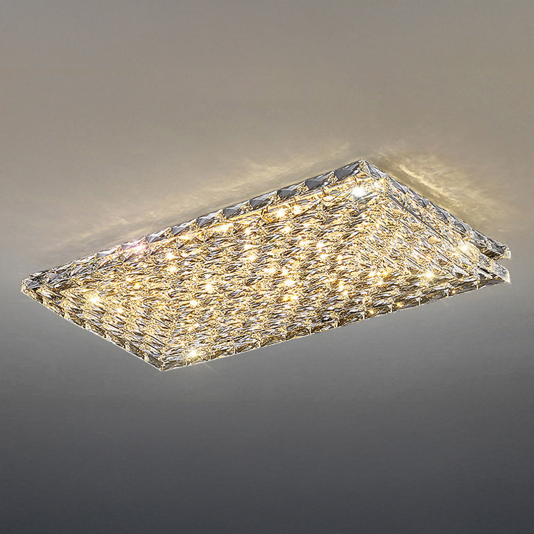 WOMO Square Crystal Ceiling Light-WM1141