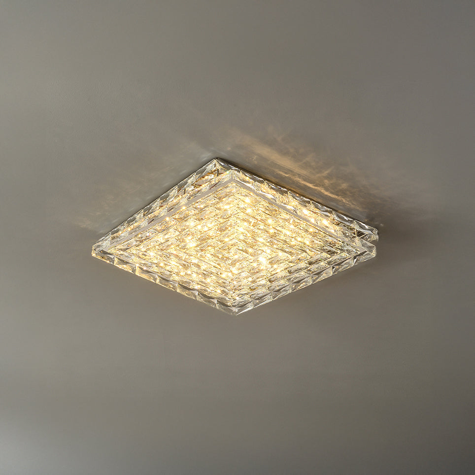 WOMO Square Crystal Ceiling Light-WM1141