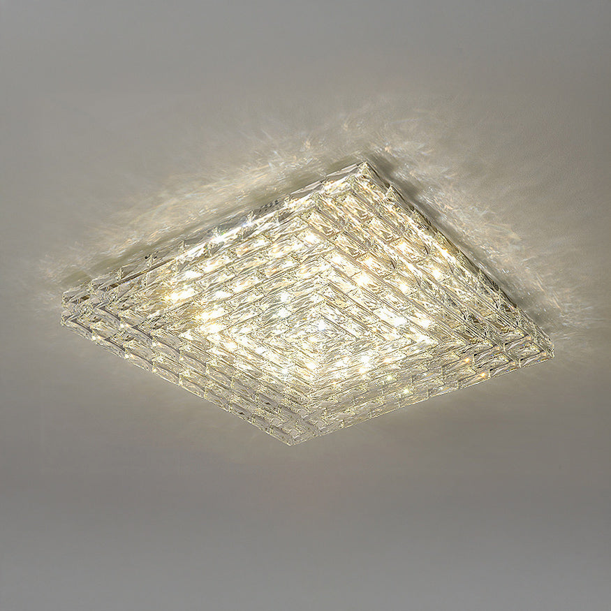 WOMO Square Crystal Ceiling Light-WM1141