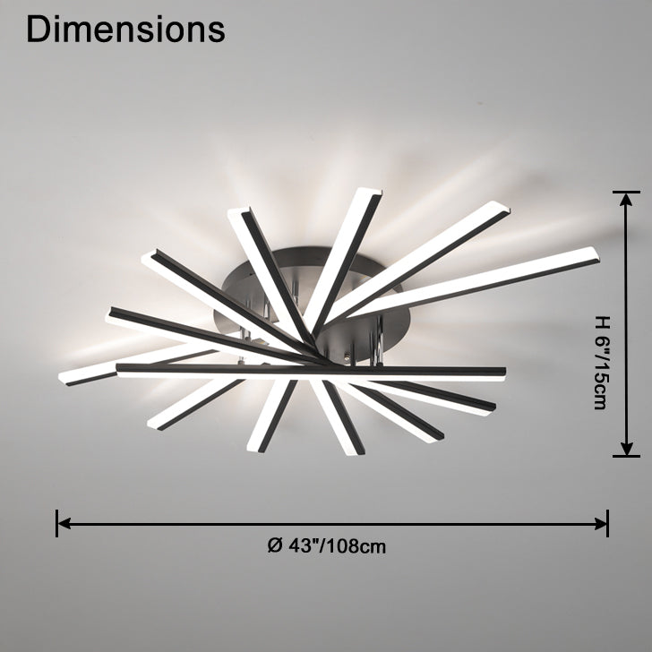 WOMO Multi Light Stick Ceiling Light-WM1142