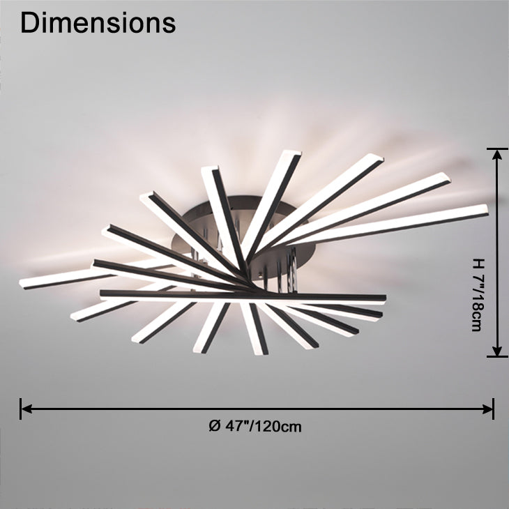 WOMO Multi Light Stick Ceiling Light-WM1142