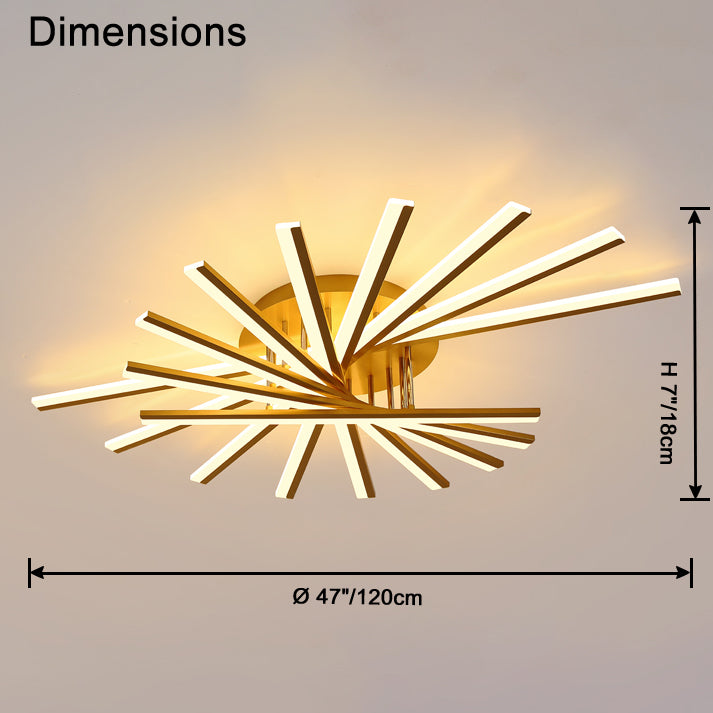 WOMO Multi Light Stick Ceiling Light-WM1142