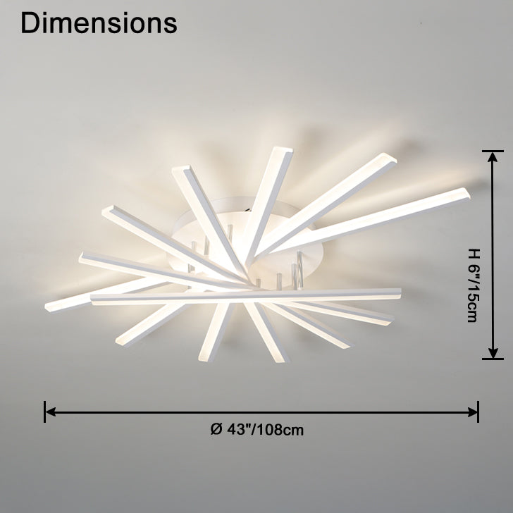 WOMO Multi Light Stick Ceiling Light-WM1142