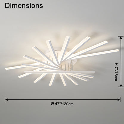 WOMO Multi Light Stick Ceiling Light-WM1142