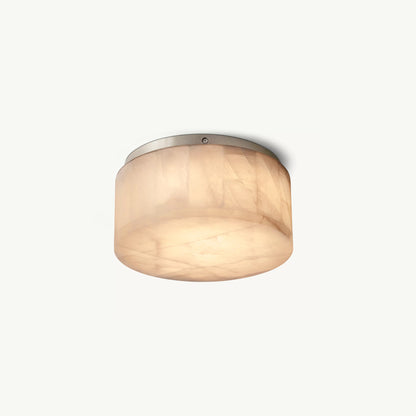 WOMO Drum Alabaster Flush Mount Ceiling Light-WM1143