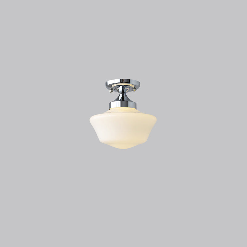 WOMO Schoolhouse Glass Ceiling Light-WM1147