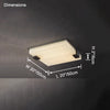 WOMO Square Alabaster Flush Mount Ceiling Light-WM1149 thumbnail