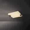 WOMO Square Alabaster Flush Mount Ceiling Light-WM1149 thumbnail