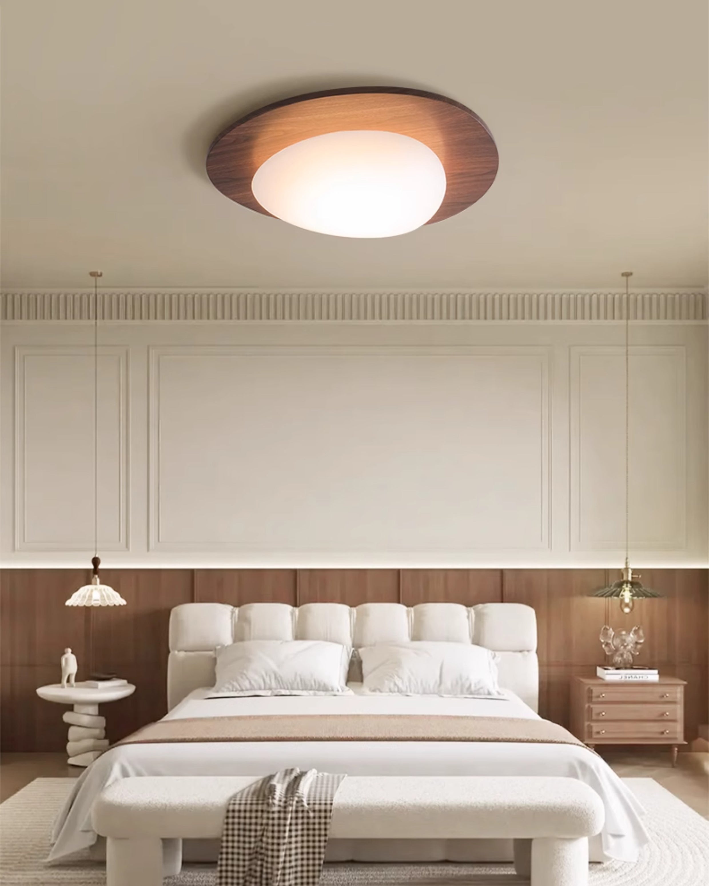 WOMO Oval Flush Mount Ceiling Light-WM1154