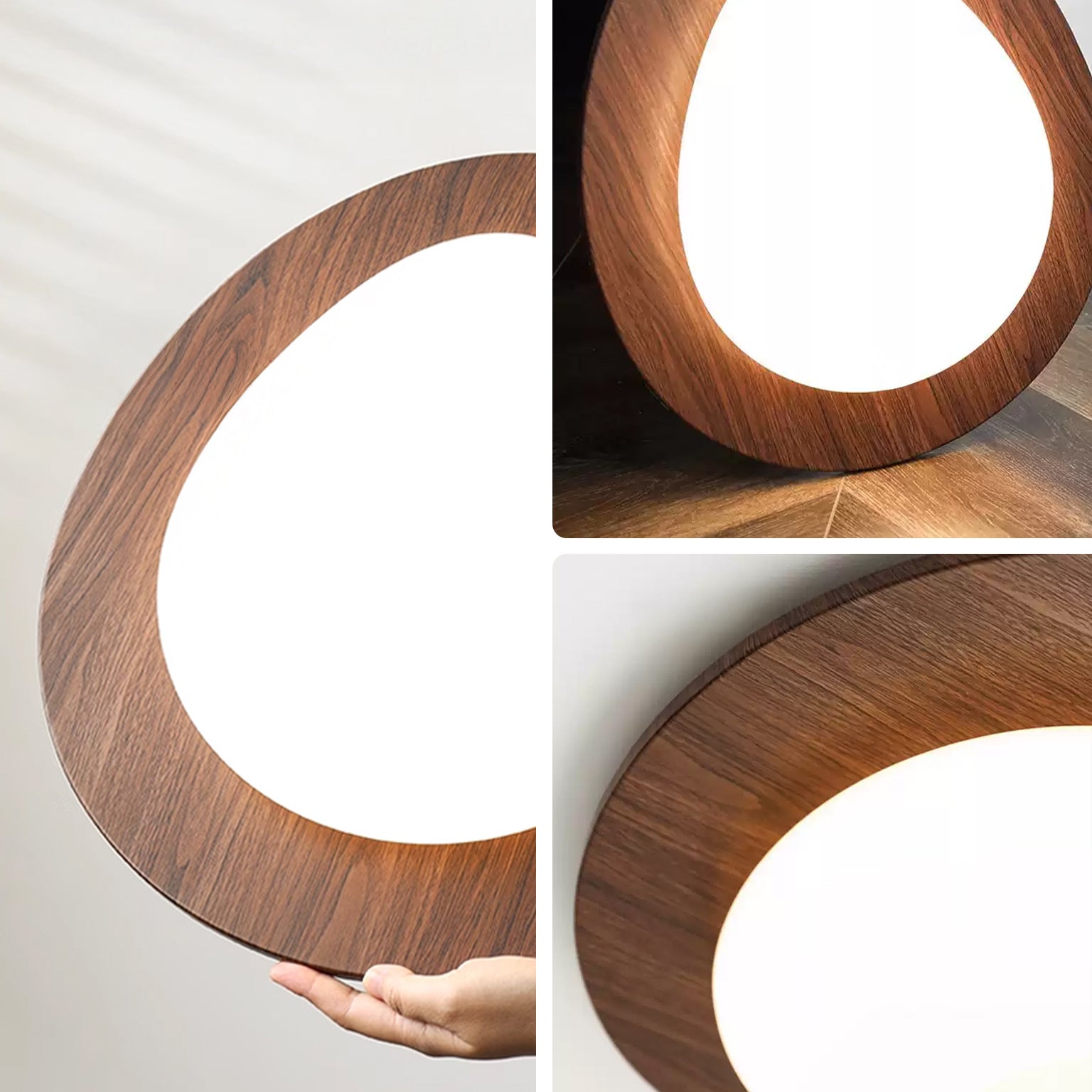 WOMO Oval Flush Mount Ceiling Light-WM1154