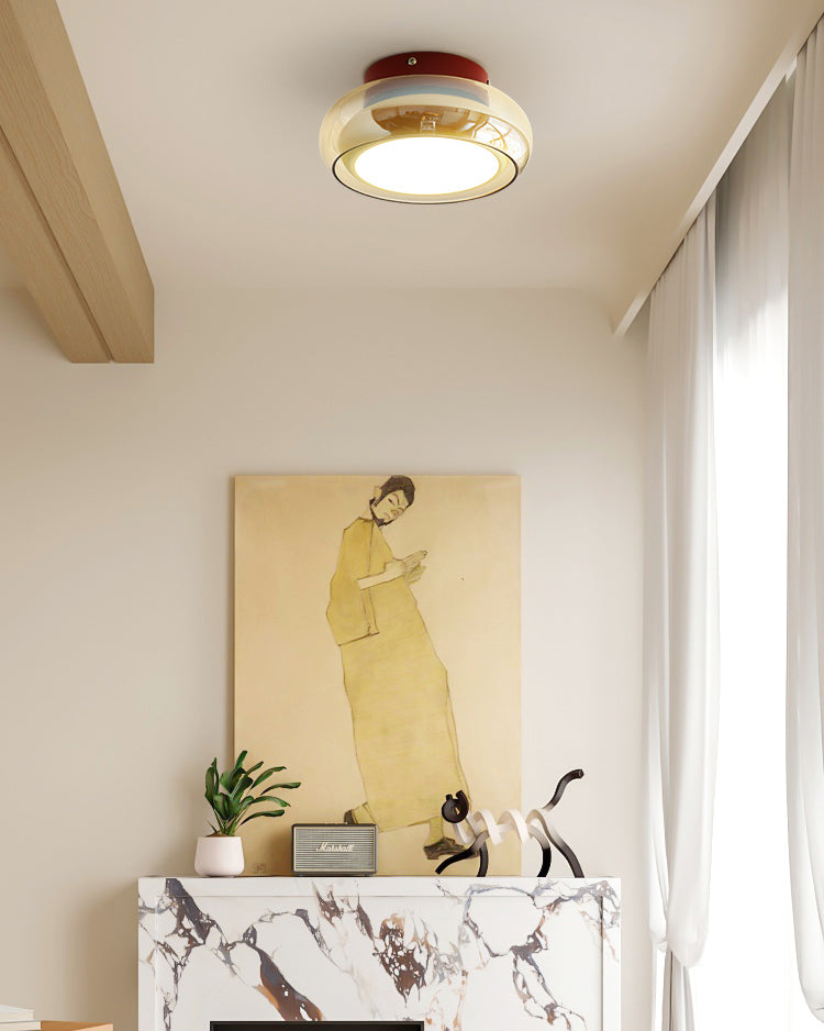 WOMO Amber Round Ceiling Light-WM1155