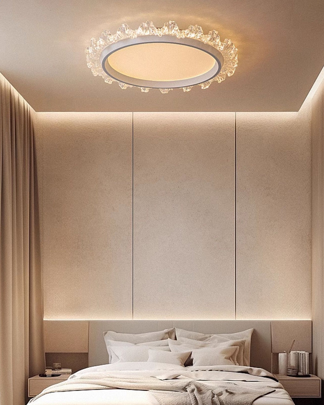 WOMO Round Flush Mount Ceiling Light-WM1156