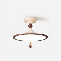 WOMO Wind Chime Disc Semi Flush Ceiling Light-WM1159