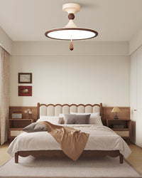 WOMO Wind Chime Disc Semi Flush Ceiling Light-WM1159