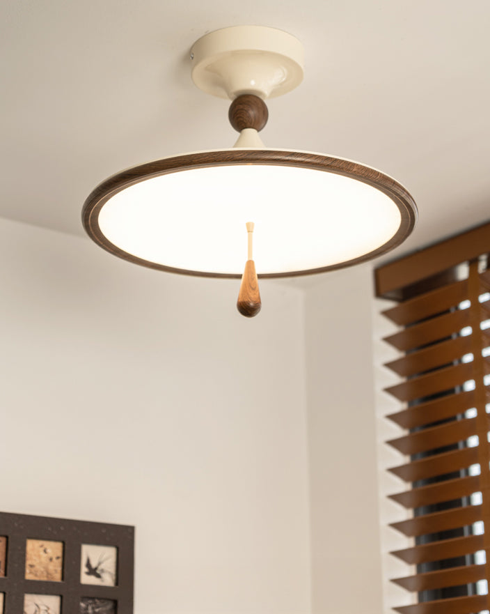 WOMO Wind Chime Disc Semi Flush Ceiling Light-WM1159