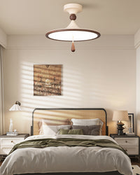 WOMO Wind Chime Disc Semi Flush Ceiling Light-WM1159