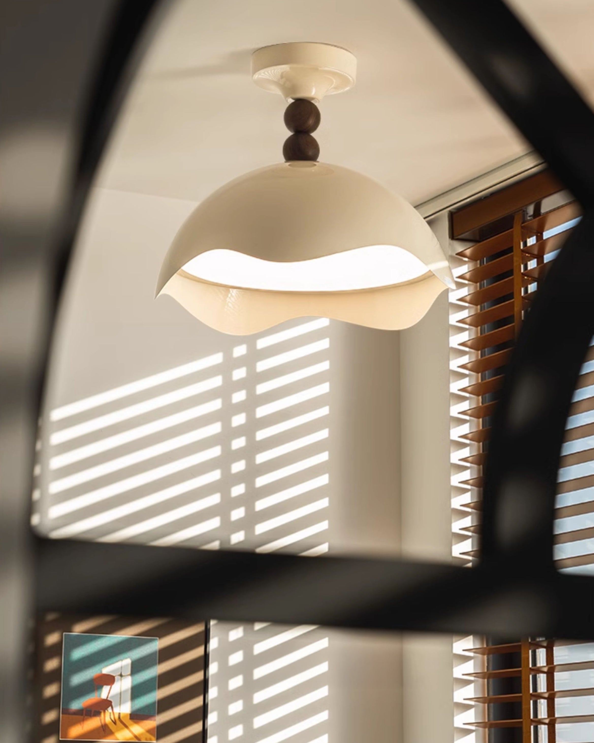 WOMO Egg Shell Dome Ceiling Light-WM1163