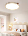 WOMO Beige Flat Round Flush Mount Ceiling Light-WM1162 thumbnail