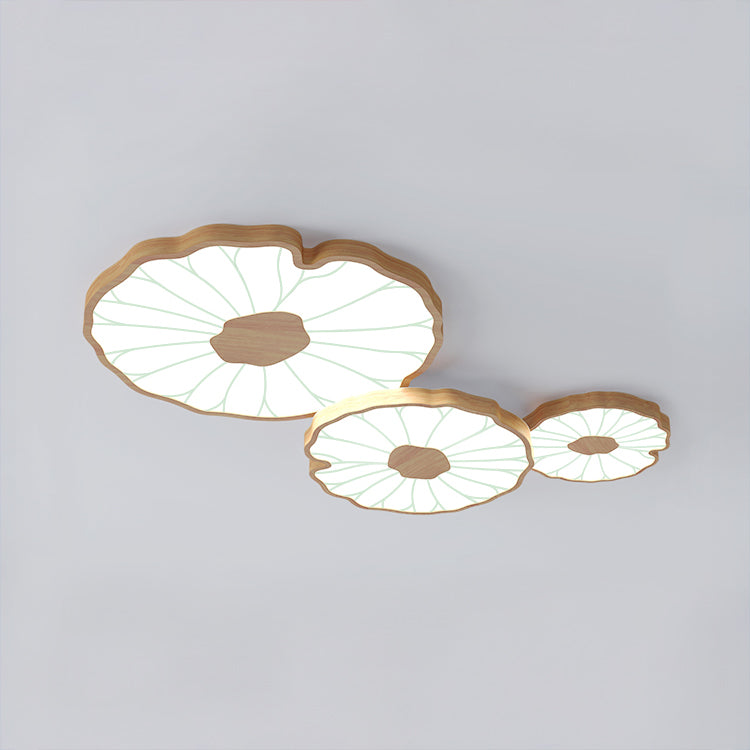 WOMO Lotus Leaf Flush Mount Ceiling Light-WM1168