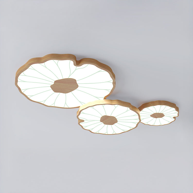 WOMO Lotus Leaf Flush Mount Ceiling Light-WM1168