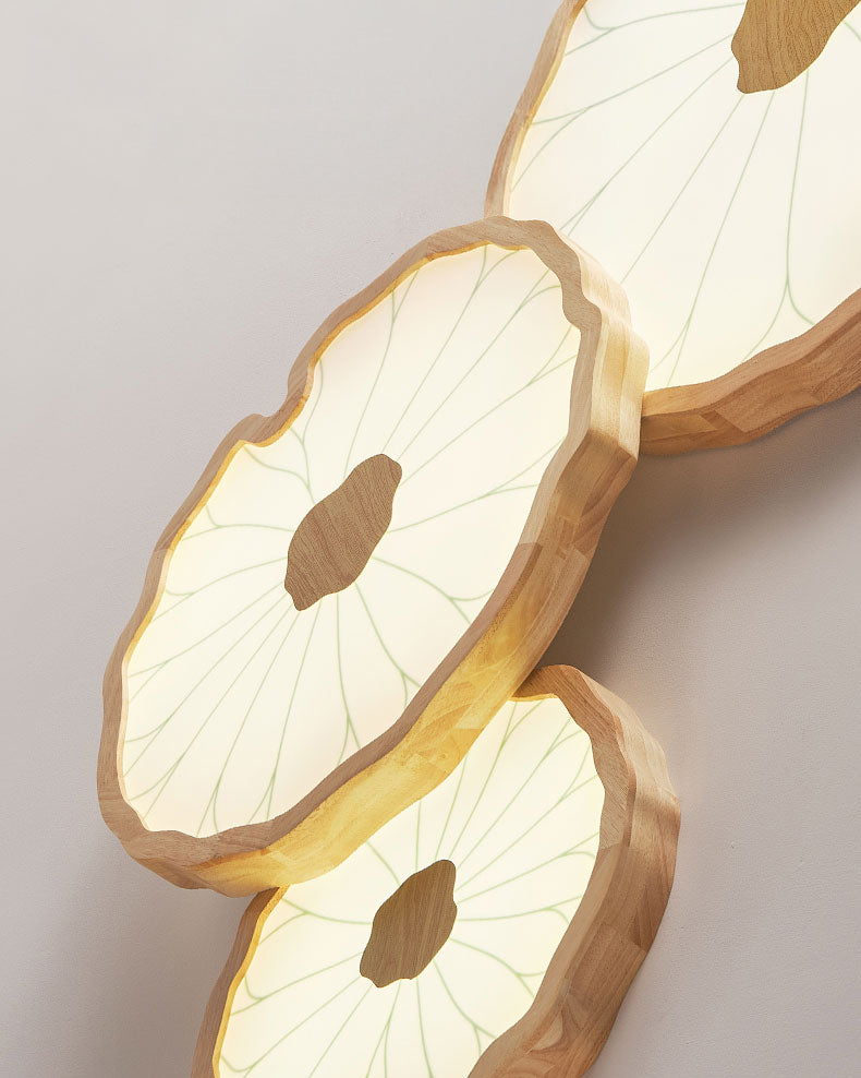 WOMO Lotus Leaf Flush Mount Ceiling Light-WM1168
