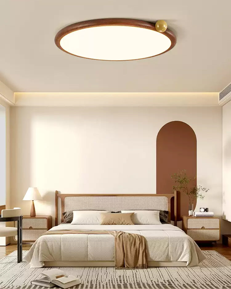 WOMO Round Flat Flush Mount Ceiling Light-WM1172