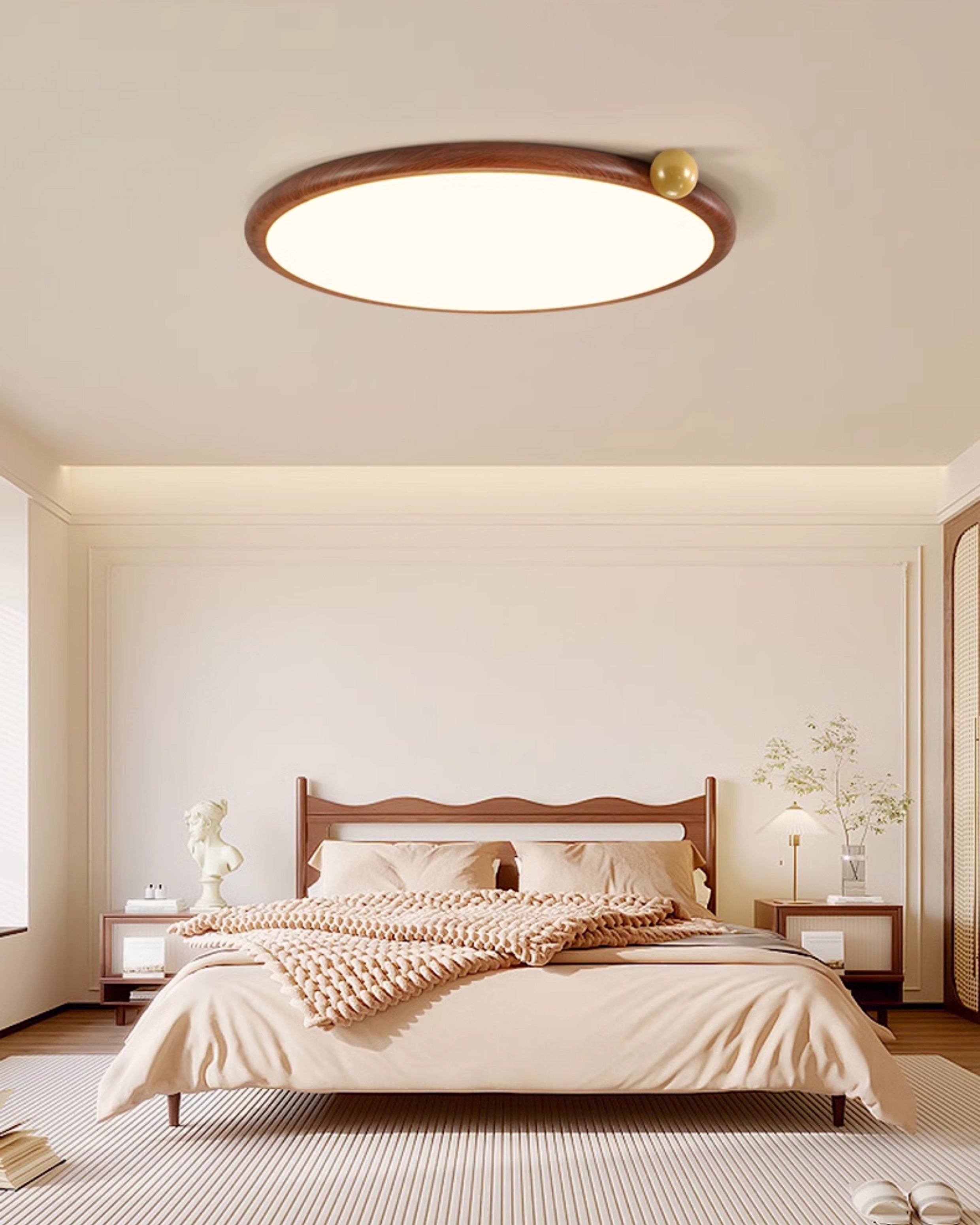WOMO Round Flat Flush Mount Ceiling Light-WM1172