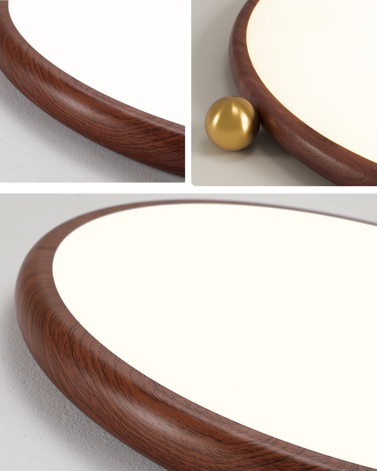 WOMO Round Flat Flush Mount Ceiling Light-WM1172