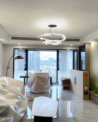 WOMO Circular Led Crystal Chandelier-WM2399