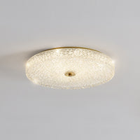 WOMO Textured Glass Round Ceiling Light-WM1179