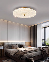 WOMO Textured Glass Round Ceiling Light-WM1179